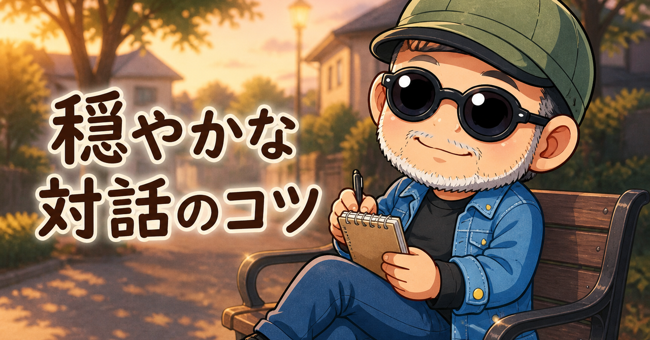 白ひげの男性が穏やかに対話する印象の写真