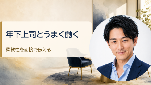 金・魚鉢が解説する「50代の転職で年下上司とうまく働ける人の考え方｜面接での伝え方も解説」のアイキャッチ