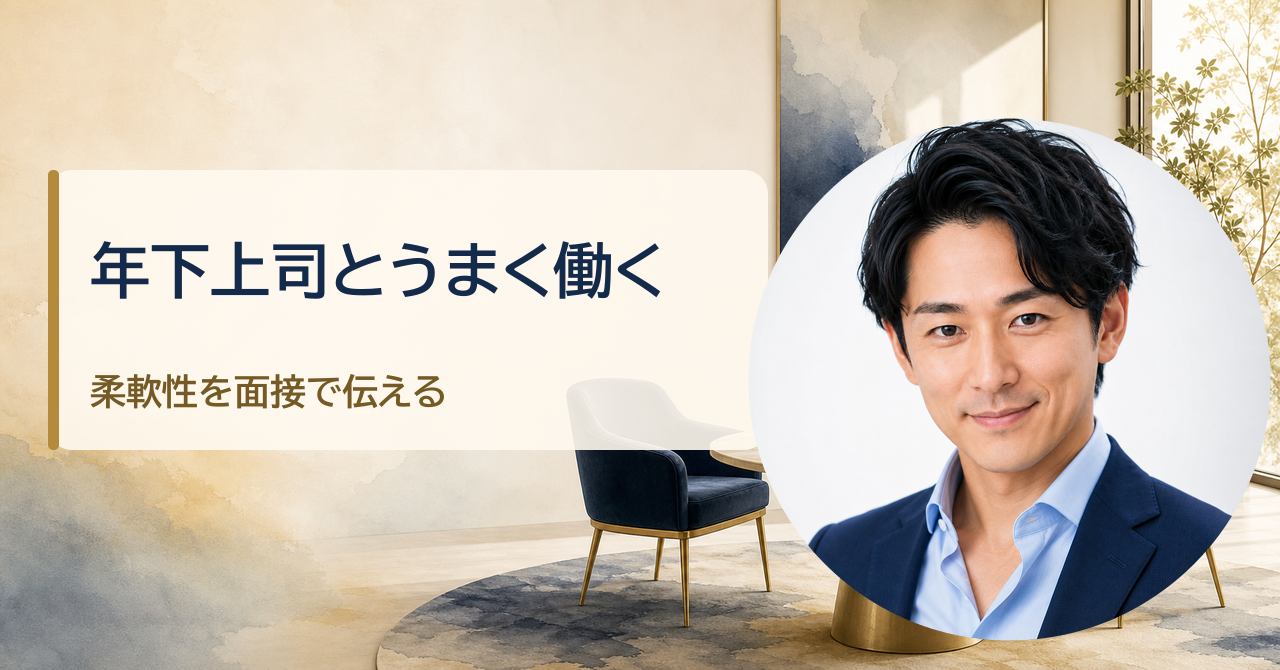 金・魚鉢が解説する「50代の転職で年下上司とうまく働ける人の考え方｜面接での伝え方も解説」のアイキャッチ